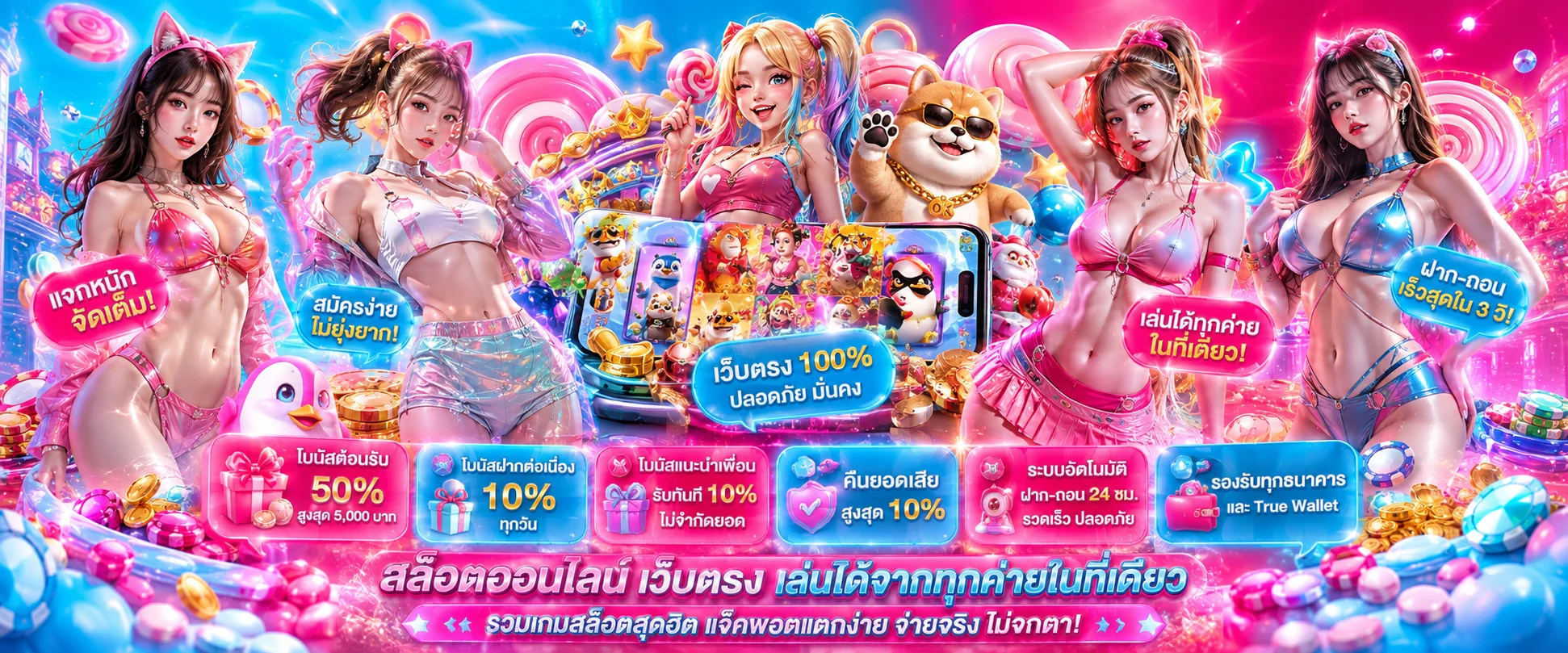 สล็อตออนไลน์ฝากถอนออโต้ รวมทุกค่ายเกมบน SLOTPOP88
